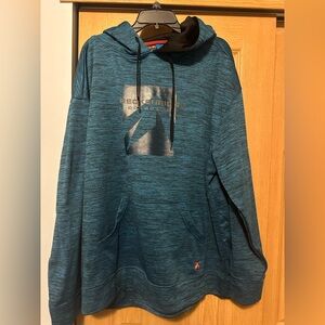 Teal Graphic Hoodie
